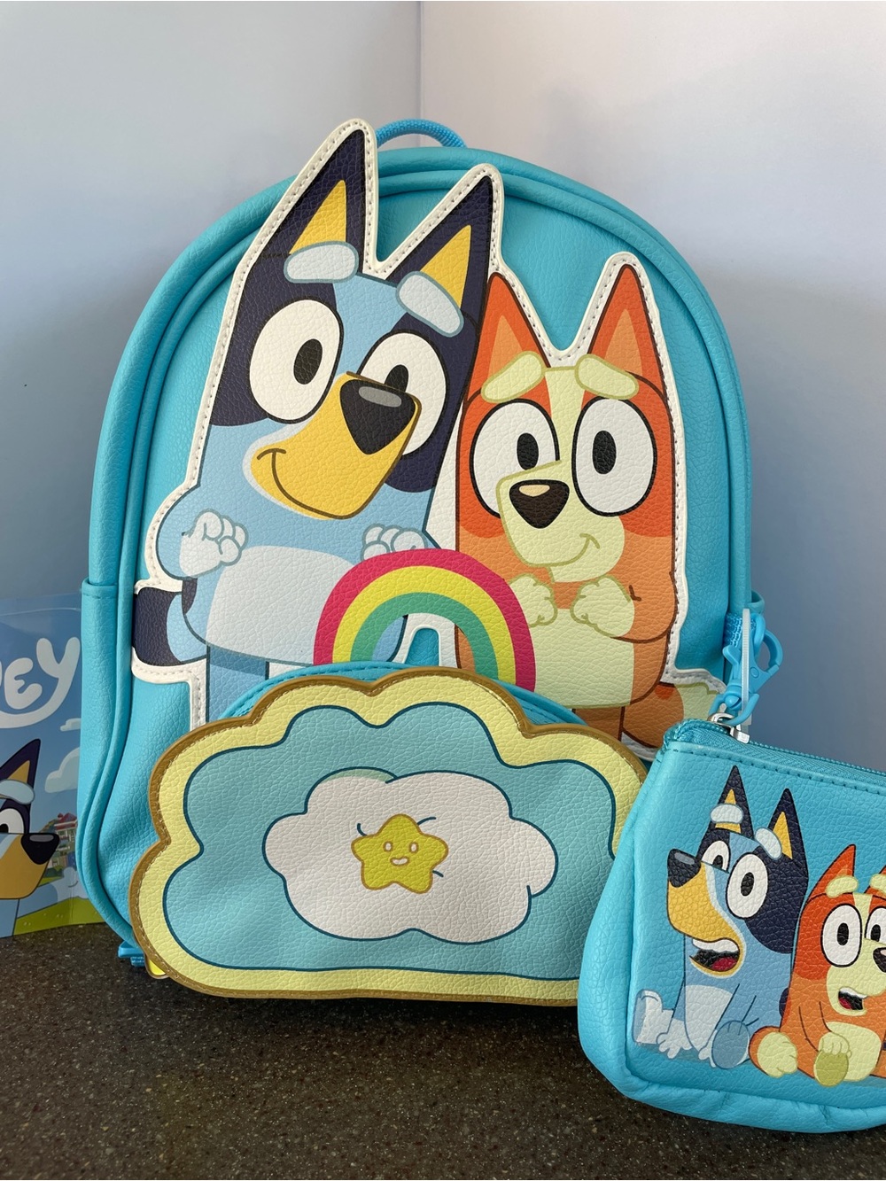 NWT Bluey Mini Backpack and Coin Purse